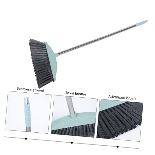 Healifty Floor Cleaning Broom Outdoor Indoor Handle Broom Angle Brooms Pet Hair Broom for Home Kitchen Garage Lobby Shop Office Courtyard Floor Cleaning
