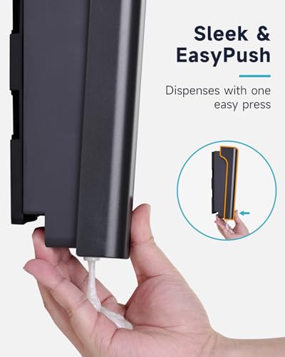 AIKE 2 Chambers Shower Shampoo and Conditioner Dispenser 2 x 11.8 fl.oz. for Bathroom(Dark Silver) - color: Dark Silver, size: Double Chamber