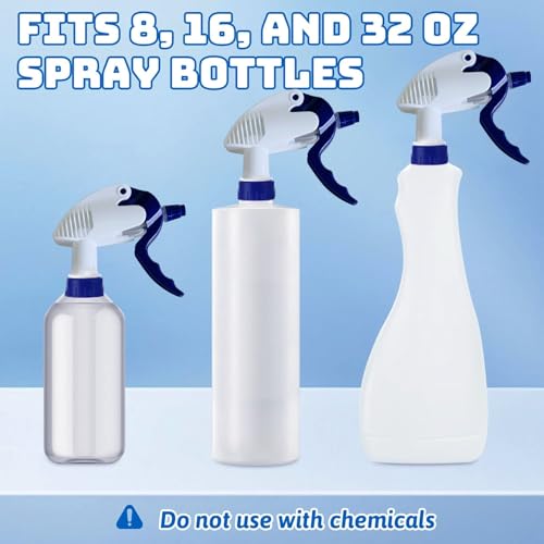 Solala Spray Bottle Nozzle Replacement Compatible with Zep Heavy-Duty Trigger Sprayer for 8, 16, 24, 32oz Bottles, High-Output Adjustable,Leakproof,Nozzle for Home & Industrial Use (28mm), 4-Pack