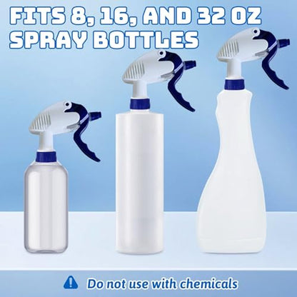 Solala Spray Bottle Nozzle Replacement Compatible with Zep Heavy-Duty Trigger Sprayer for 8, 16, 24, 32oz Bottles, High-Output Adjustable,Leakproof,Nozzle for Home & Industrial Use (28mm), 4-Pack