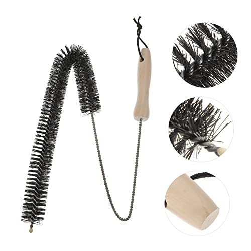 Dryer Vent Cleaning Brush 27.95 Inch Flexible Lint Remover with Bendable Wire Shaft and Non-Slip Handle for Refrigerator Coil and Appliance Dust Cleaning