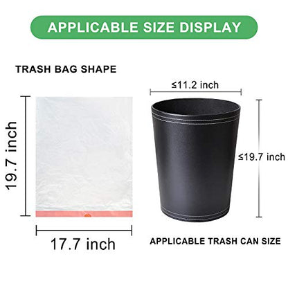 Magesh 4 Gallon Small Drawstring Trash Bags, White (Drawstring-4Gal150) - color: Drawstring-4Gal150