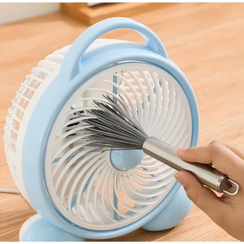 Mini Duster for Fan, Automotive Air Conditioner Cleaner and Brush, Dust Collector Cleaning Cloth Tool for Keyboard Window Leaves Blinds Shutter Glasses Air Vent