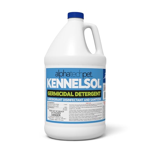 ATP KennelSol Dog Crate Cleaner & Disinfectant for Kennels, Cages, Floors, Litter Boxes & Hard Surfaces | EPA-Registered, Kills Bacteria & Viruses, Parvo Disinfectant | 128 Fl Oz - 4 Count - size: 1 Count (Pack of 1)