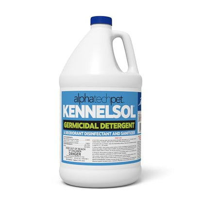 ATP KennelSol Dog Crate Cleaner & Disinfectant for Kennels, Cages, Floors, Litter Boxes & Hard Surfaces | EPA-Registered, Kills Bacteria & Viruses, Parvo Disinfectant | 128 Fl Oz - 4 Count - size: 1 Count (Pack of 1)