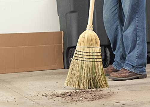 Harper 37518100 Deck/Patio Cleaning Set with 60 in. Handle Deck Brush, Heavy Duty Corn Broom, Scrubbing Brush and Long Reach Scrubbing Brush - style: Deck/Patio Cleaning Set