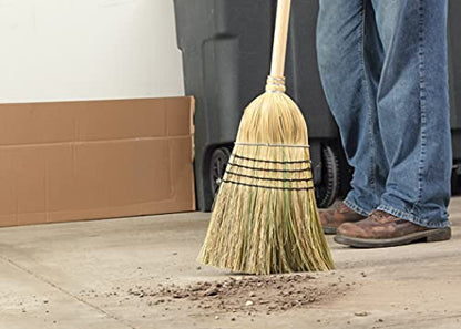 Harper 37518100 Deck/Patio Cleaning Set with 60 in. Handle Deck Brush, Heavy Duty Corn Broom, Scrubbing Brush and Long Reach Scrubbing Brush - style: Deck/Patio Cleaning Set