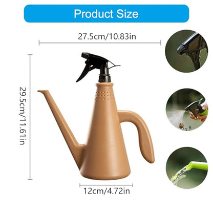 Adjustable Pressure Bottle with Nozzle Heavy Duty Construction & Compact Size for Garden Garden Sprayed Bottle - color: Green