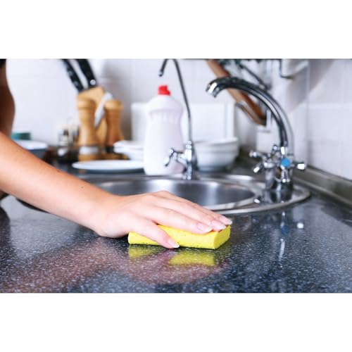 HIC Kitchen Pop-Up Sponges, Rectangular, Natural Vegetable Cellulose, Set of 4 - style: Pop Up, Set/4