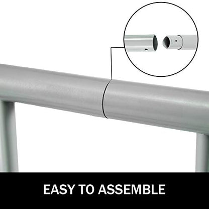 BestEquip 111" Length Floor Bike Rack, 9 Holders All-Steel Grid Bike Rack, Single-Side Storage Stand for Garages Streets Yards - size: 111"
