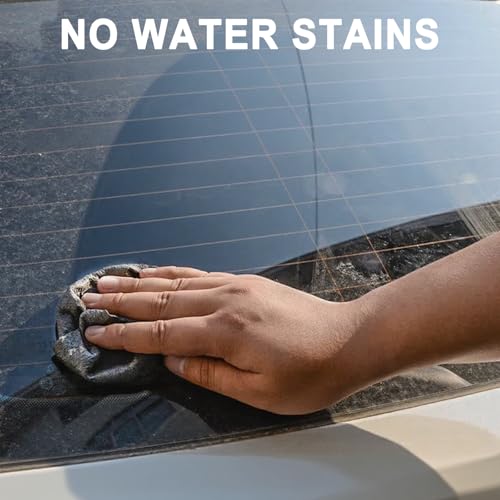 Thickened Magic Cleaning Cloth, 2026 New Streak-Free Reusable Glass Cleaning Cloth Rags, Lint-Free Absorbent Microfiber Towels for Cars, Kitchen, Window, Mirrors (5, 20x20 in) - size: 20x20 in