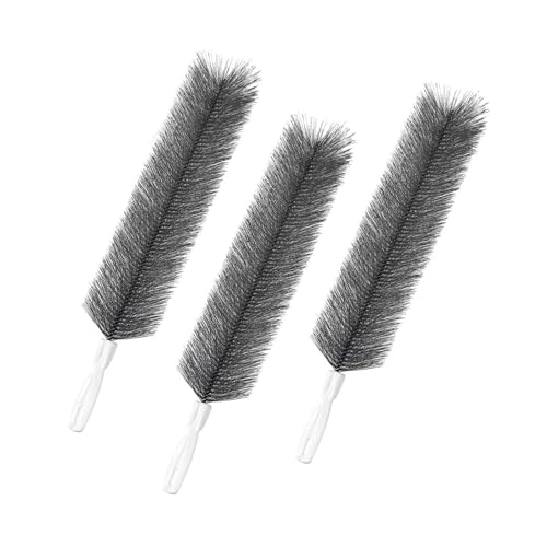 Kalveria Bendable Microfiber Head, Kalveria Fan Cleaner, Ceiling Fan Cleaner Duster with Flexible Head, Fan Duster for Ceiling Fans, Blinds, Cobwebs, Curtains & Household Cleaning (Gray, 3 PCS) - color: Gray