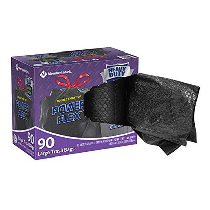 Member's Mark Power-Guard Drawstring Bags - 33 gal. - 90 Count