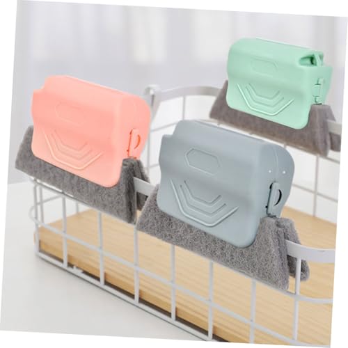 PRETYZOOM 3Pcs Window Track Cleaning Brush Set Versatile Crevice Cleaning Tools for Home Bathroom Kitchen Brushes for Sliding Door Tracks Window Grooves