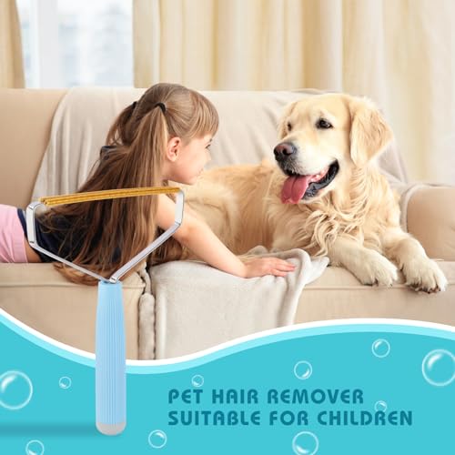 Small Pet Hair Remover, Dog Cat Hair Brush for Shedding,Reusable Clothes Fuzz Cleaner, Portable Lint Roller, Carpet Scraper Rake, Pet Fur Shaver for Pet Bed Car Mat Couch Rug Pet Towers