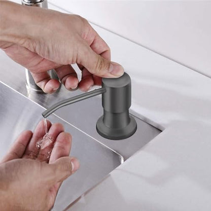 Sink Soap Dispenser, Kichen Sink SoapDispenser, 47" Extension Tube kit, Under Sink Soap Dispenser Pump, No Need More Refills （Gray-2 Pack） - color: Gray-2 Pack