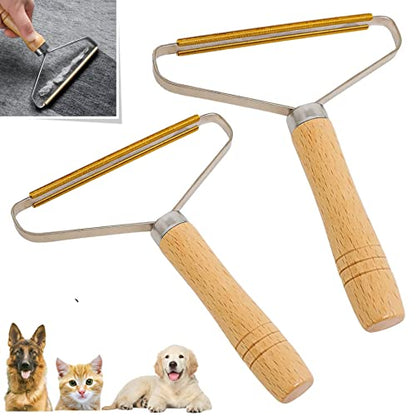 Pack of 2 Pet Hair Remover, Ultimate Dog and Cat Hair Removal Tool for Couch, Carpet, Car Upholstery, Rugs, Clothes and Cashmere Coats - Proven Effectiveness with Every Swipe!