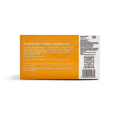 365 by Whole Foods Market, Flextra Strength Drawstring Tall Kitchen Trash Bags, 13 Gallon, 38 Count - size: 38 Count (Pack of 1)