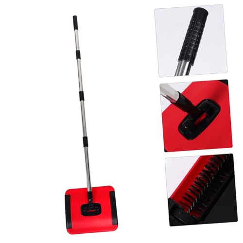 Manual Carpet Floor Sweeper with Height Pet Hair and Debris Removal Tool Non-Electric Push Design for Effortless Home and Office Cleaning