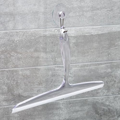 iDesign Bathroom Plastic Shower Squeegee with Wall Hook - Set of 2 - Clear - color: Clear, style: Pack of 2