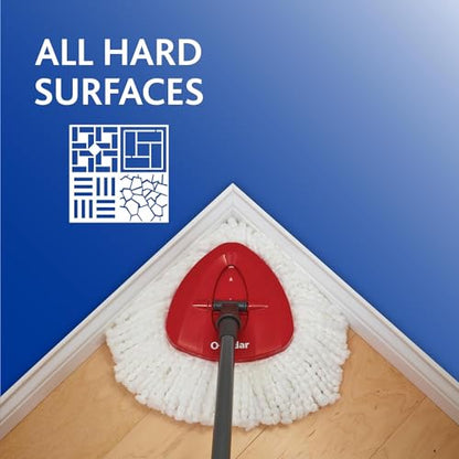 O-Cedar EasyWring Spin Mop Head Refill (Pack of 3) - size: 3 - Pack, style: EasyWring