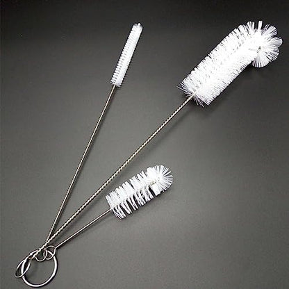 Living and Giving 3Pcs Set of Bottle Brush Flexible Cleaning Brushes Kitchen Nylon Multifunction Clean Brush Set