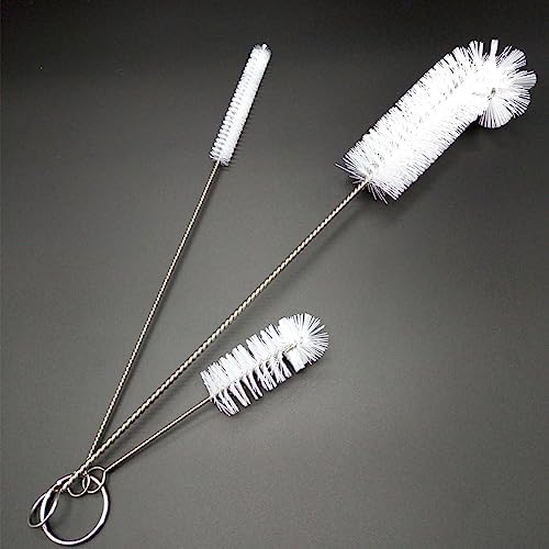Living and Giving 3Pcs Set of Bottle Brush Flexible Cleaning Brushes Kitchen Nylon Multifunction Clean Brush Set