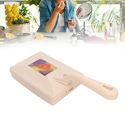Carpet Debris Brush, Double Roller Handheld Sofa Crumb Sweeper Carpet Cleaner for Bed Clothes Desktop