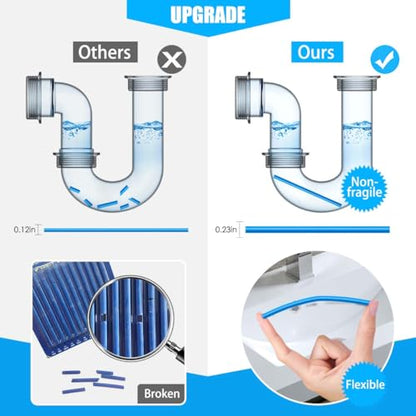 Drain Sticks Drain Cleaner Sticks Keeps Drains and Pipes Clear and Odor-free for Sink Pipe Cleaning Sticks for Drains As Seen On TV