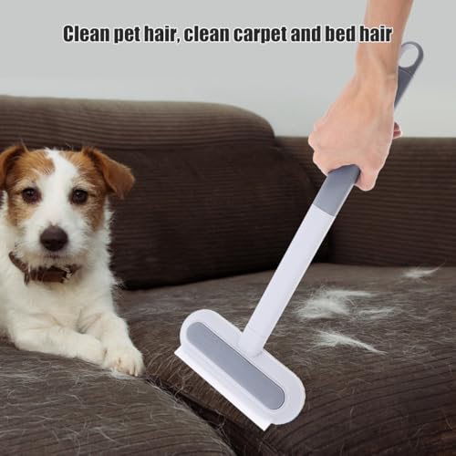 Carpet Rake for Pet Hair Removal, Cleaner Brush Reusable Pet Hair Removal Tool for Dog and Cat on Furniture Carpet and Clothing Portable Abs Grooming Brush