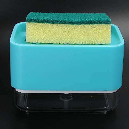 Automatic Dish Durable Press Liquid for Kitchen Countertop, ABSPS, 5.5x3.5x3.9in (Green) - color: Green