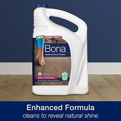 Bona Hardwood Floor Cleaner Refill, 4 pack - size: 128 Fl Oz (Pack of 4)
