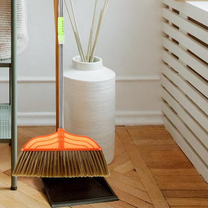 Cabilock Outdoor Broom Head Replacement with Soft Bristles, Plastic Floor Sweeper Head for Home and Garden Cleaning, Sturdy Refill Broom Accessory for Indoor and Outdoor Use