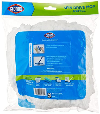 Clorox Refill for Spin Dry Mop, White (Pack of 12) - size: 12-Pack