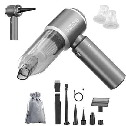 Professional Car Vacuum Cleaner, 20000Pa Powerful Handheld Vacuum for Car Interior Cleaning, Portable Cordless Mini Vacuum with Brushless Motor & Crevice Tool for Car
