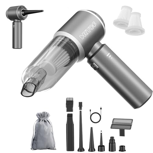 Professional Car Vacuum Cleaner, 20000Pa Powerful Handheld Vacuum for Car Interior Cleaning, Portable Cordless Mini Vacuum with Brushless Motor & Crevice Tool for Car