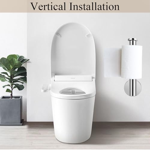 Chrome Bathroom Hardware Set, Towel Ring & Toilet Paper Holder, Stainless Steel SUS304, Hand Towel Hanger & Toilet Roll Holder, Sturdy Bathroom Accessories for Home or Kitchen - color: Chrome