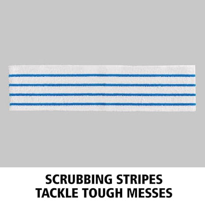 Rubbermaid HYGEN Disposable Microfiber Pad 18 Quick Connect Mop System 50 Count (Pack of 3) with Scrubbing Stripes for Multi-Surface Dry & Wet Cleaning - style: Dispoable Microfiber - 150ct
