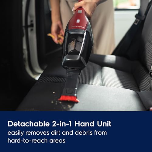 Electrolux Ergorapido Pet Cordless 2-in-1 Vacuum Cleaner with Motorized Pet Nozzle for Easy Pet Hair Removal, 48-Minute Run Time, 2 Power Modes, Chili Red - style: Pet Version