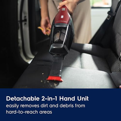 Electrolux Ergorapido Pet Cordless 2-in-1 Vacuum Cleaner with Motorized Pet Nozzle for Easy Pet Hair Removal, 48-Minute Run Time, 2 Power Modes, Chili Red - style: Pet Version