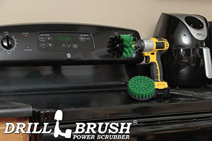 Household Kitchen Cleaners - Kitchen Cleaning Supplies - Cast Iron Skillet Scrubber - Pots and Pans Scrub Brush - Stovetop Cleaner - Oven Rack Shiner - Sink Scrubbing Brush Kit - Table Cleaning Tool - color: Green