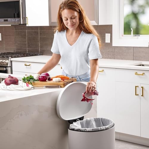 Plasticplace Custom Fit Trash Bags Compatible with simplehuman Code Q (200 Count) Drawstring Garbage Bags 13-17 Gallon White, Tear-Resistant Tall Kitchen Trash Bags for Garbage Cans Recycling 1.2 Mil - size: 200 Count (Pack of 1), style: Unscented