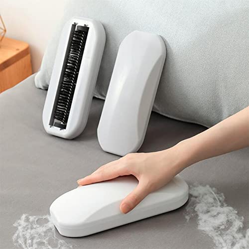 Manual Rolling Static Brush Dust Sucker Plastic Bedside Table Crumb Sweeper Pet Hair Fluff Cleaner Sticky Picker Lint Roller Clothes Sweeping Cleaning for Cloths Pets Hair Removal