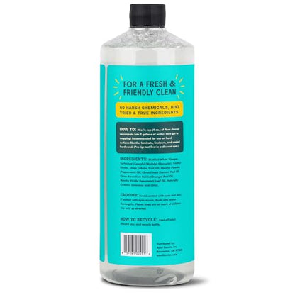 Aunt Fannie's Ultra Concentrated Floor Cleaner Vinegar Wash, Multi-Surface Solution For Mopping, Makes 16 Gallons, Bright Lemon Scent, 32 oz. (Pack of 1) - size: 32 Fl Oz (Pack of 1)