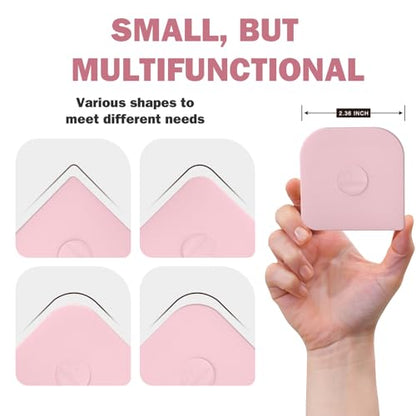 Pan Scraper, 10 Pcs Pot Scraper Plastic, Pot Scraper Non Scratch for Cast Iron, Pot and Pan Cleaning, Sturdy Scraper Kitchen Tool，Pink - color: Pink, size: 10 Pcs