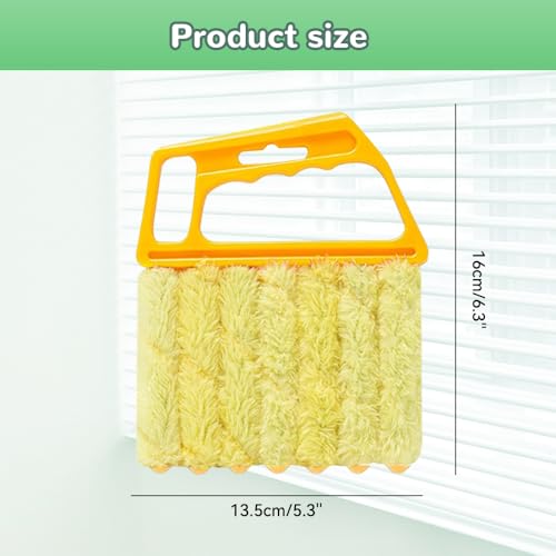 Blind Cleaner Duster Tool,Upgrade Detachable Window Blind Cleaner Tool,7 Fingers Dusting Cleaner Mini Blind Duster Brush for Wood Blinds Air Conditioner Vents Fans Car Vents Cleaning (White/1pcs) - color: White/1pcs