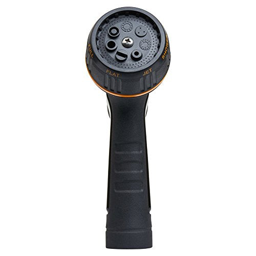 Melnor 995037 Rear Trigger 7 Watering Patterns XT Metal Garden Hose Nozzle, Basic - style: 7-Pattern