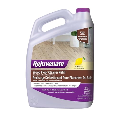 Rejuvenate Wood Floor Cleaner Refill, 1 Gallon, Cleans and Protects All Sealed Hardwood Floors and Dries Fast for a Streak-Free Clean - size: 128 Fl Oz (Pack of 1)