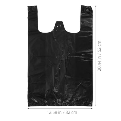 Alipis Heavy Duty Kitchen Garbage Bags with Drawstring, 100pcs 32x52 Thick Plastic Trash Can Liners for Bathroom and Office Waste Bins