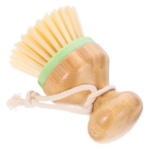 Dish Scrubber Palm Brush Kitchen Cleaning Brush for Tough Stains on Tableware and Vegetables Green Sturdy Kitchen Scrubber